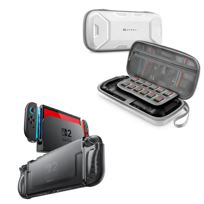 Bundle Sale - Nintendo Switch 2 Clear Case & Nintendo Switch 2 Plus Carrying Case | Mumba