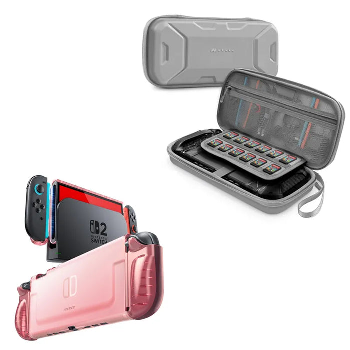 Bundle Sale -Blade Series Clear Case & Deluxe Plus Carrying Cases for Nintendo Switch 2