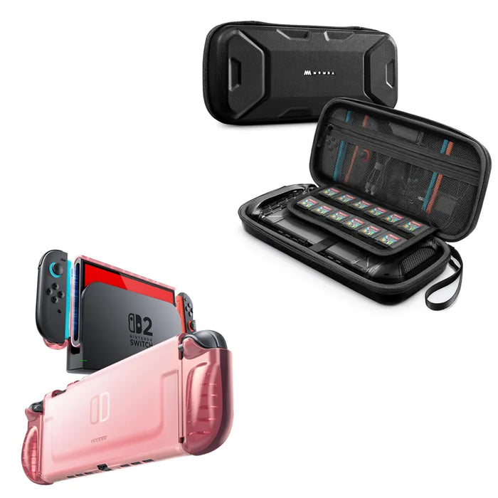 Bundle Sale -Blade Series Clear Case & Deluxe Plus Carrying Cases for Nintendo Switch 2