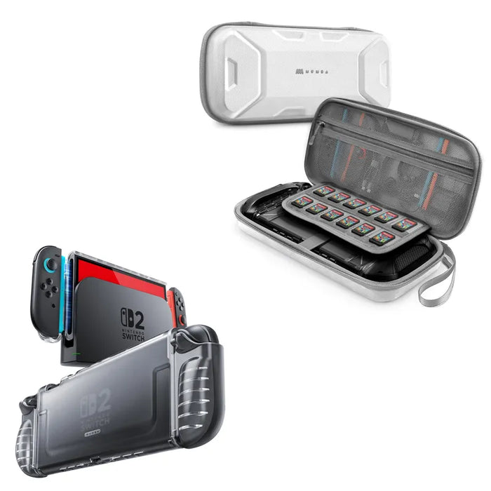 Bundle Sale - Nintendo Switch 2 Clear Case & Nintendo Switch 2 Plus Carrying Case | Mumba