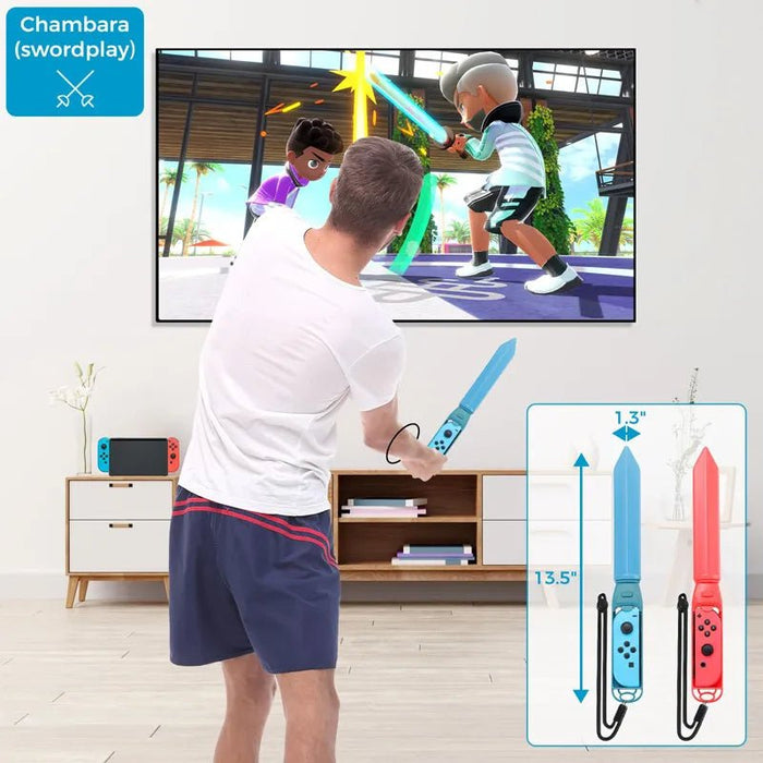 Mumba 18 in 1 Sports Accessories Bundle for Nintendo Switch/Switch OLED - Mumba