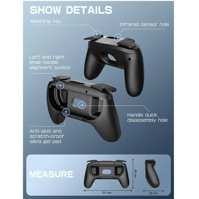 Play Grip (2 Sets) for Nintendo Switch 2 - Mumba