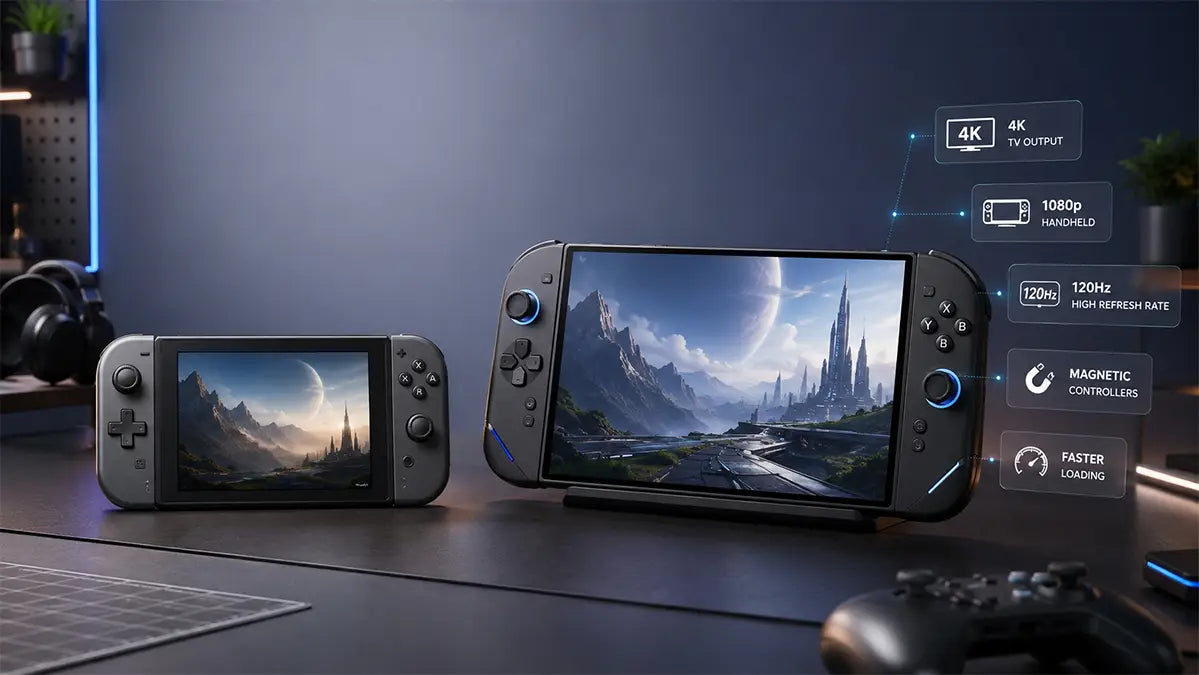 What's the Difference Between Nintendo Switch and Switch 2?