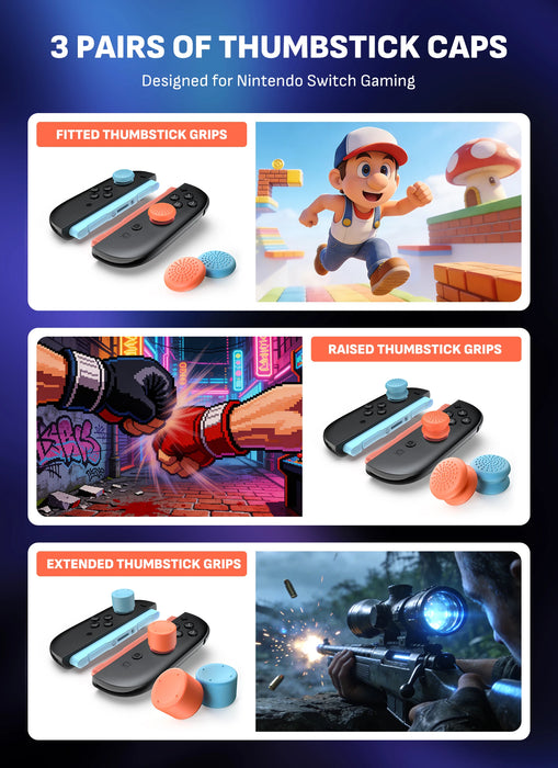 Thumb Grips for Nintendo Switch 2 Joy-Con