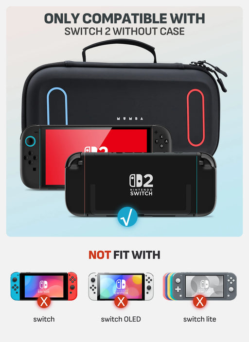 Nintendo Switch 2 Carrying Case | All-in-One | Mumba