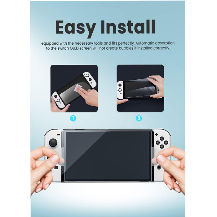Mumba Tempered Glass Screen Protector for Switch OLED(3 Pack) - Mumba