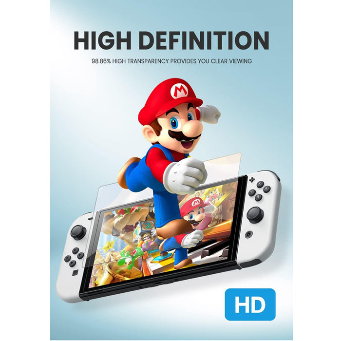 Mumba Tempered Glass Screen Protector for Switch OLED(3 Pack) - Mumba