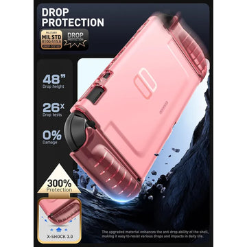 Mumba Clear Case for Nintendo Switch 2 2025, Crystal Protective Clear Cover with Quick-Release Joy-Con Design and TPU Grip Compatible with New Mumba Clear Case for Nintendo Switch 2 2025, Crystal Protective Clear Cover with Quick-Release Joy-Con Design and TPU Grip Compatible with New