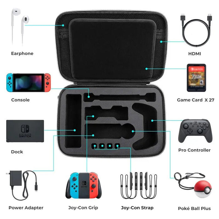 Controller Nintendo Switch Console Carrying Case Protective Case