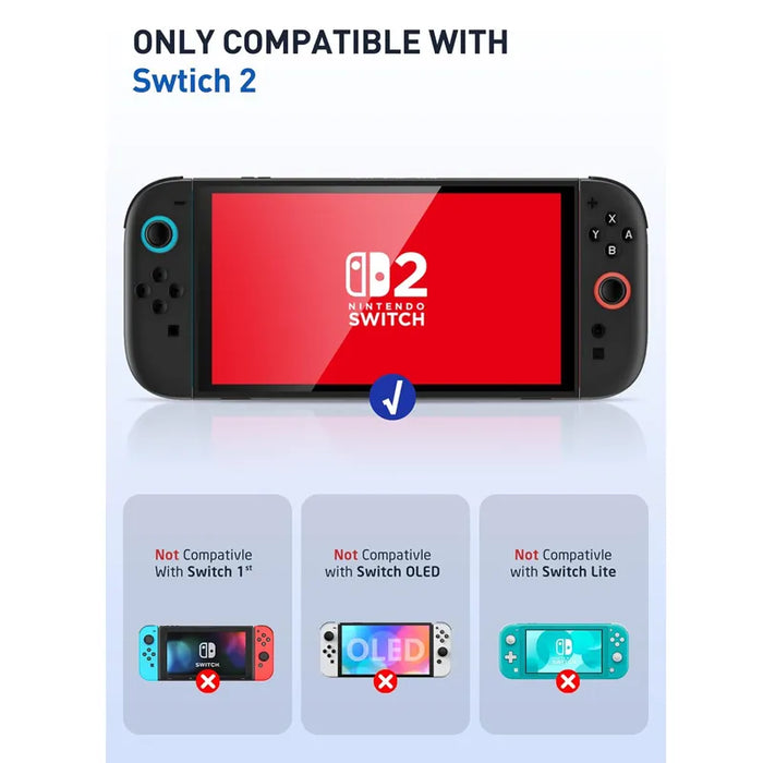 Mumba Blade Clear case compatibility guide: for Nintendo Switch 2, not Nintendo Switch, Switch OLED or Switch Lite.