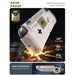 Drop-protection illustration of the Mumba Blade Gamer case for Nintendo Switch 2, with a close-up of the raised Z-button edge.