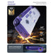 Drop-protection illustration of the Mumba Blade Retro case for Nintendo Switch 2, with a close-up of the raised Z-button edge.
