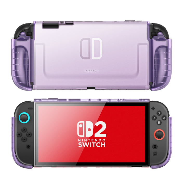 Mumba Clear Cases for Nintendo Switch 2(Pink/Purple) - Mumba