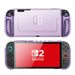 Mumba Clear Cases for Nintendo Switch 2(Pink/Purple) - Mumba