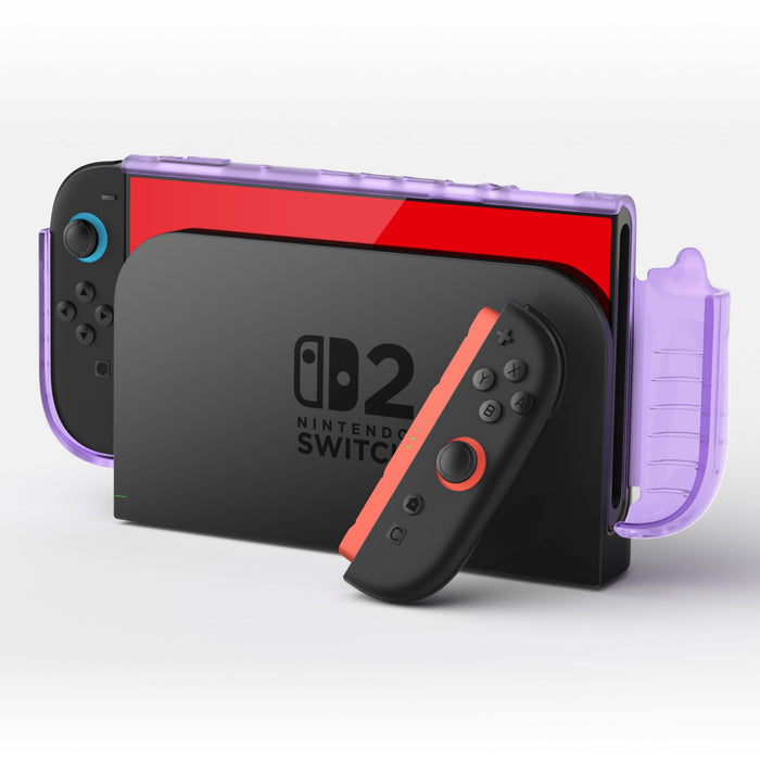 Mumba Clear Cases for Nintendo Switch 2(Pink/Purple) - Mumba