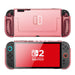 Mumba Clear Cases for Nintendo Switch 2(Pink/Purple) - Mumba
