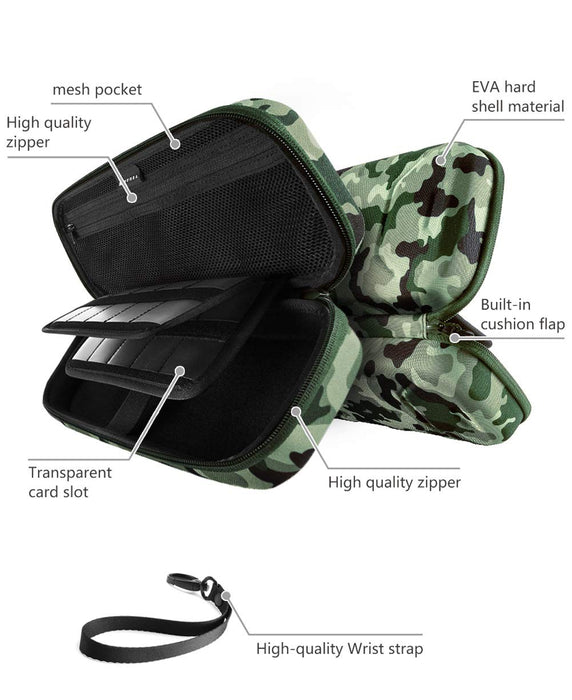 Mumba-Deluxe Carrying Case (Camouflage) for Nintendo Switch & Switch OLED - Mumba