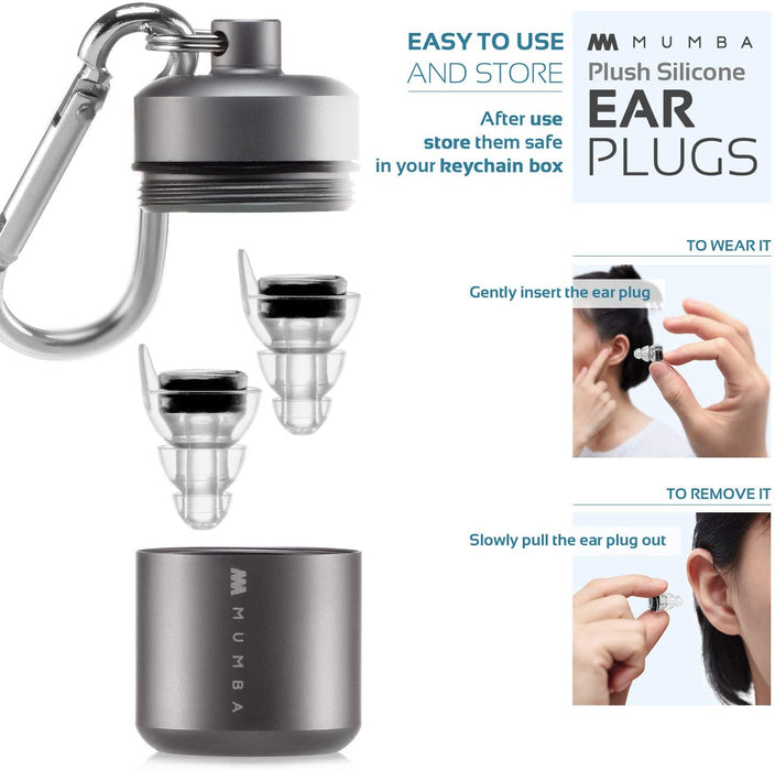 Mumba-High Fidelity Concert Earplugs - Mumba