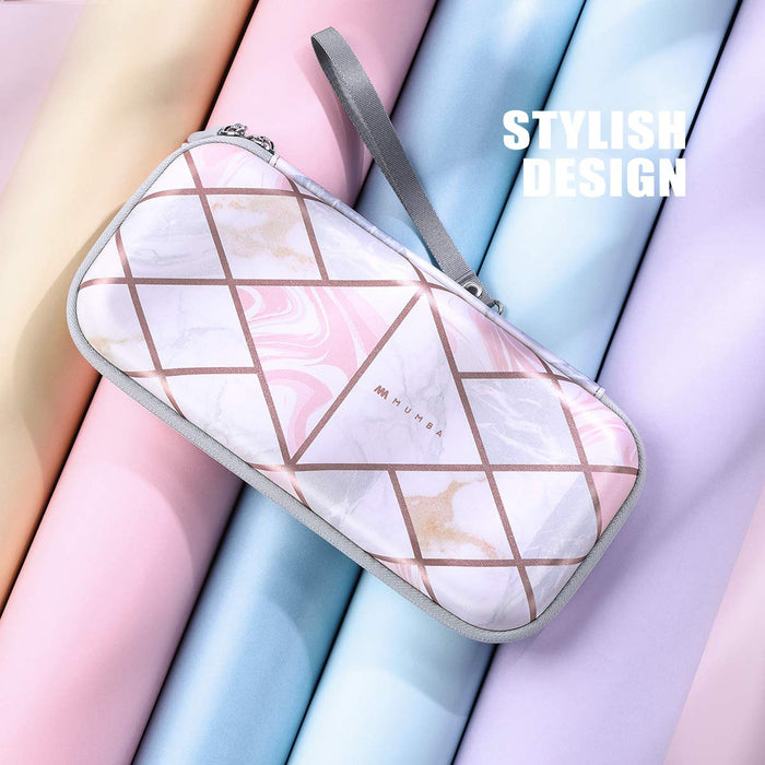 Mumba-Pink Marble Carrying Case for for Nintendo Switch & OLED - Mumba